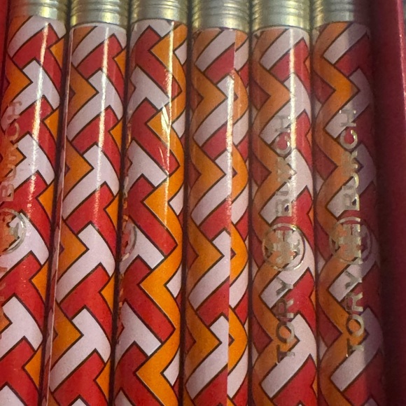 New Tory Burch T Zag Pencil Gift Box Set 6 - Picture 5 of 5